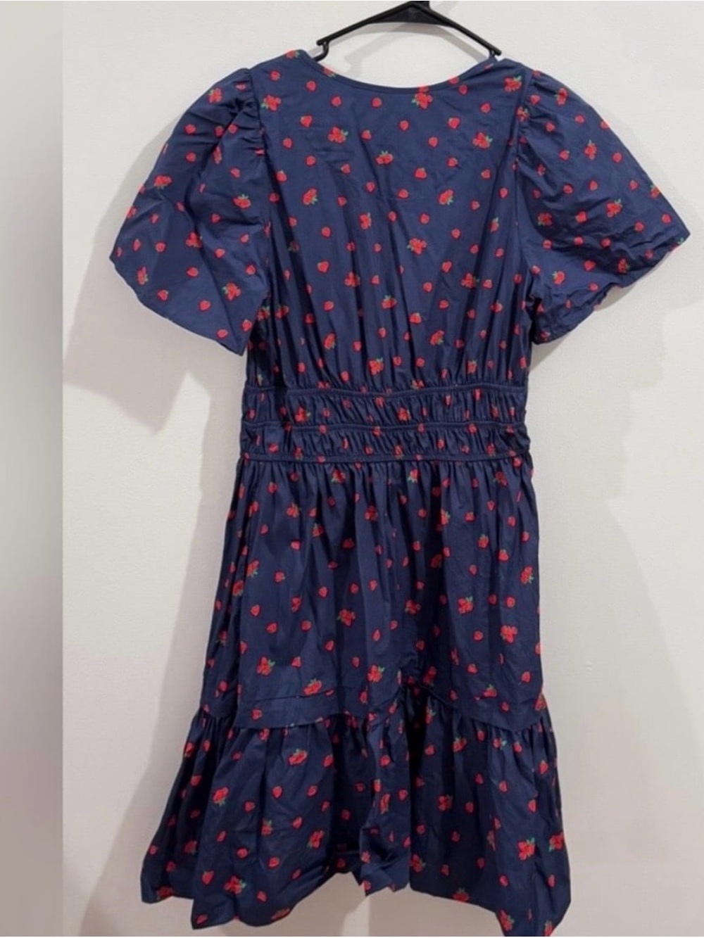 Anthropologie Mini Somerset Dress Strawberry Print Size Small - Picture 4 of 7